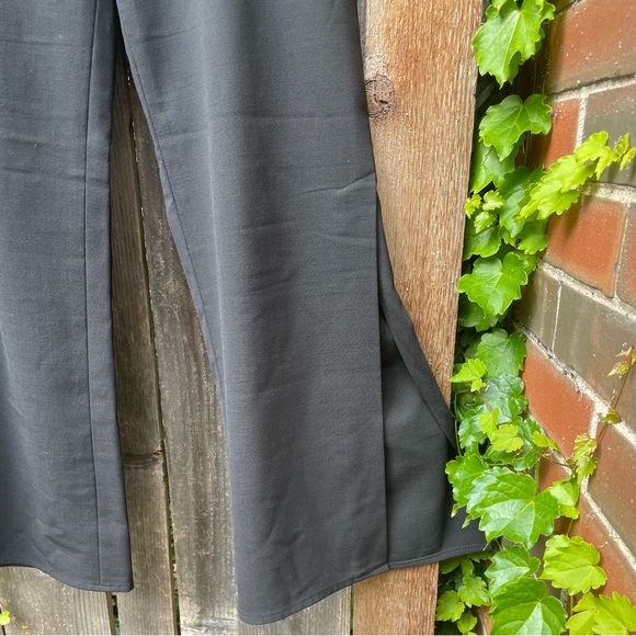 Women’s Y2K Cropped Flare Trousers w/ Leg Slits - Picture 2 of 7